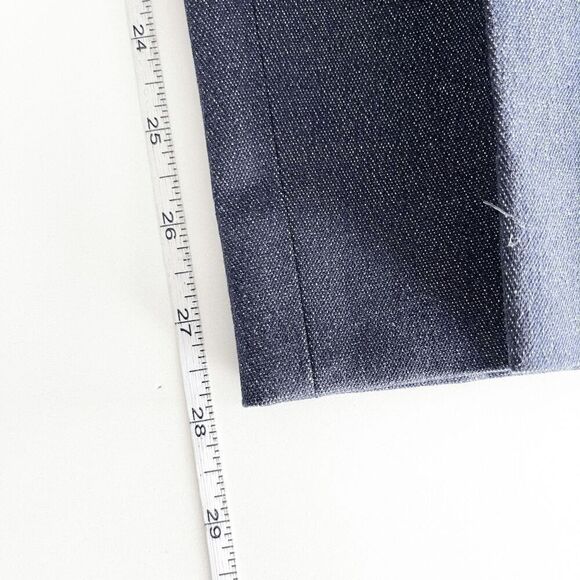 Banana Republic Womens Sloan Fit Trouser Ankle Pants Navy White Size 8 - Picture 7 of 10